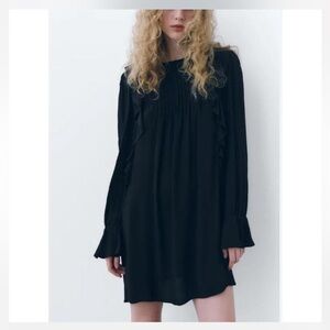 BNWT Zara black mini dress